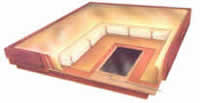 American National Manufacturing's Polyfloat 4500 Wood Frame Waterbed Mattress