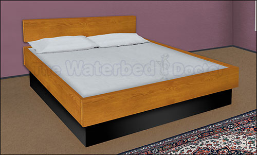 Oak Five Board Bed