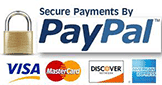 Major Credit Cards and PayPal